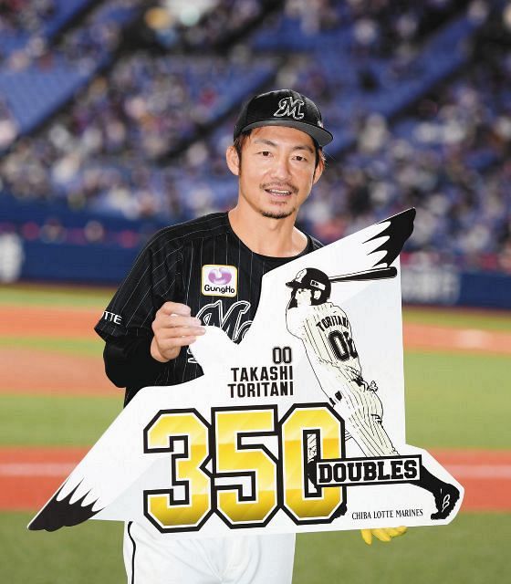 ロッテ・鳥谷が通算350二塁打達成！新型コロナから復帰後初打席で記念
