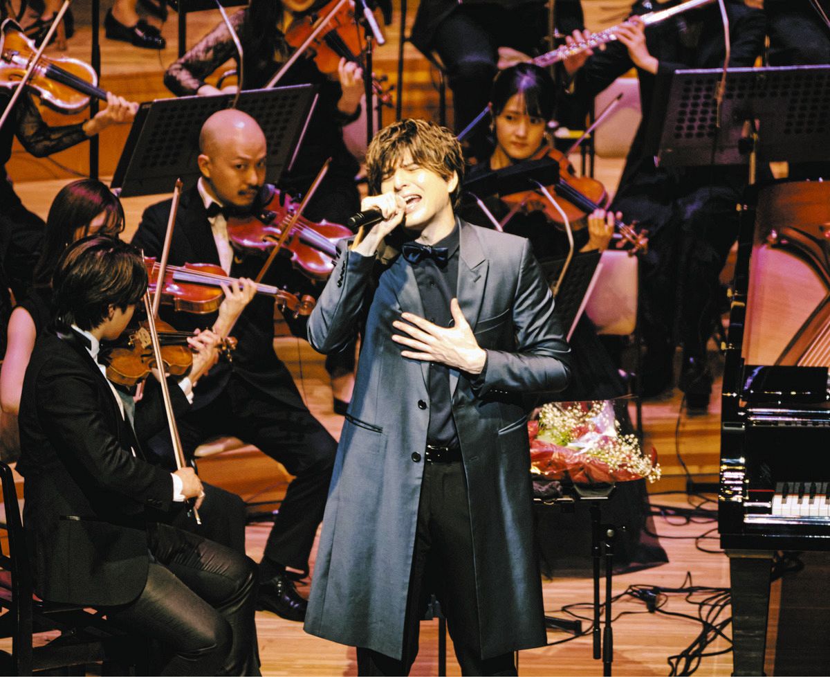 城田優、フルオーケストラをバックに自らの新曲や尾崎豊の「I LOVE YOU