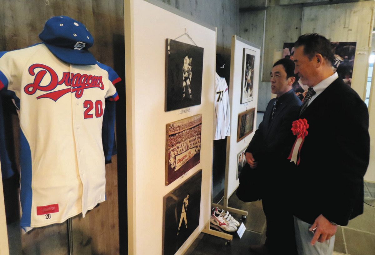 ユニホームを見るだけでオーラが…」星野仙一さん企画展「闘将の軌跡