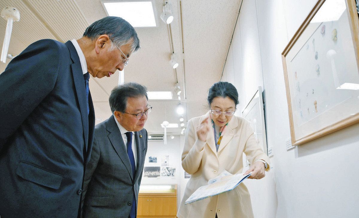かこさとし絵本館に藤沢市長と長女 来館 越前市との3者連携誓う:日刊県民福井Web