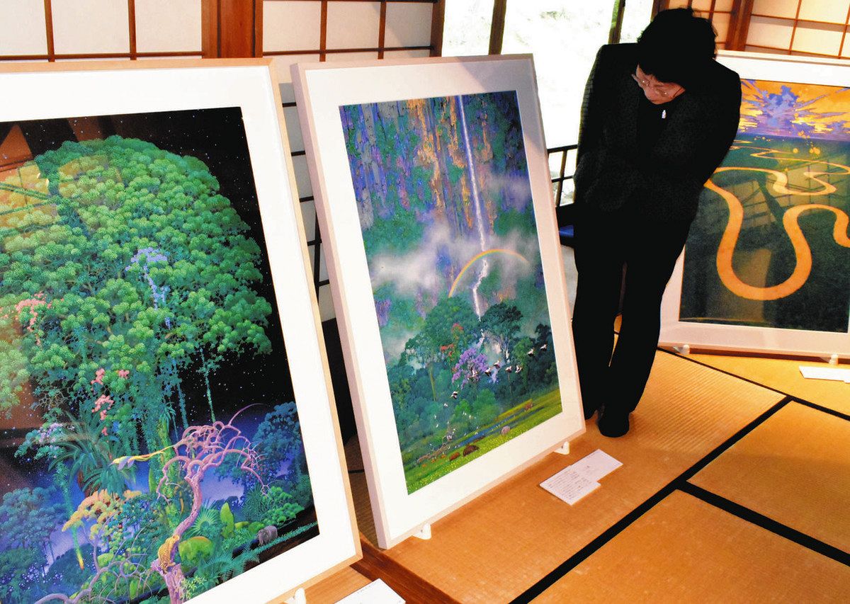 森への感謝、絵画で力強く訴える 故磯野宏夫さん没後10年、名古屋で特別展：中日新聞Web