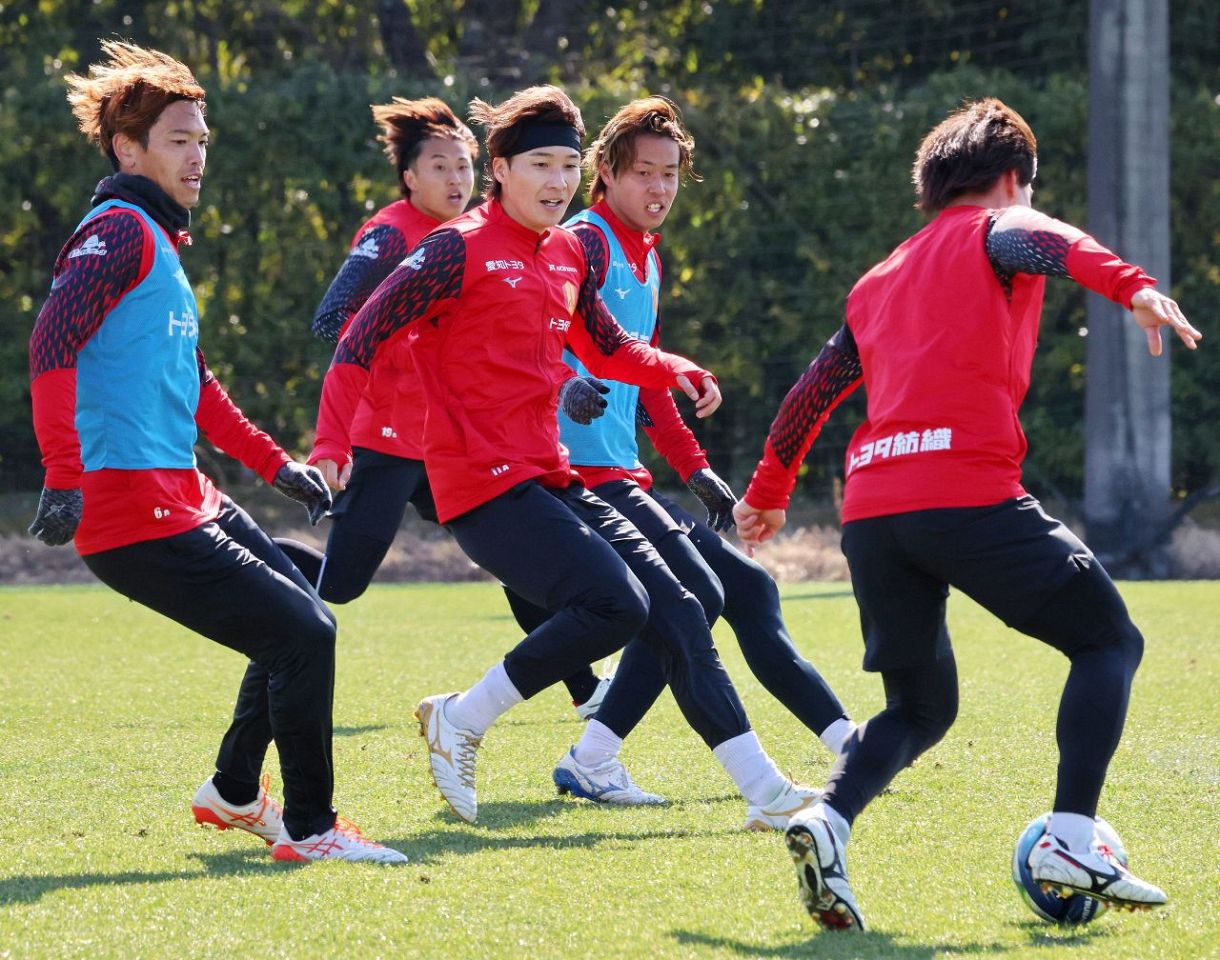 ◇名古屋グランパス 長崎戦に向け調整 2月18日の公開練習【フォト