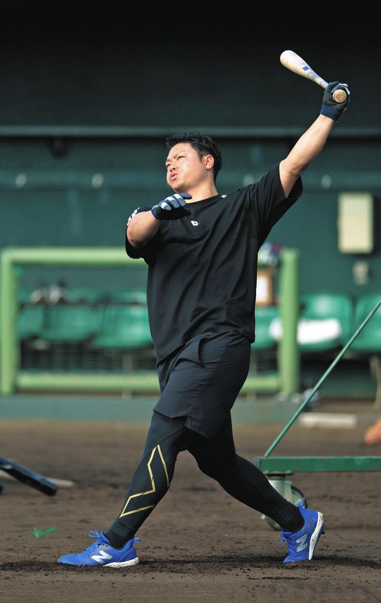 中日・細川成也「今年が本当に勝負」合同トレ仲間の楽天・浅村栄