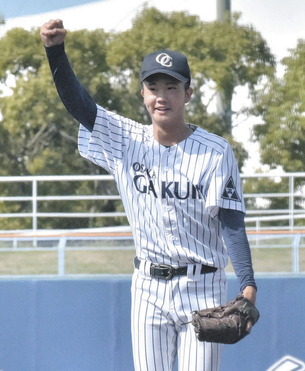 大阪学院大高、エース山本凌青「野球人生で初めてです」ノーヒット