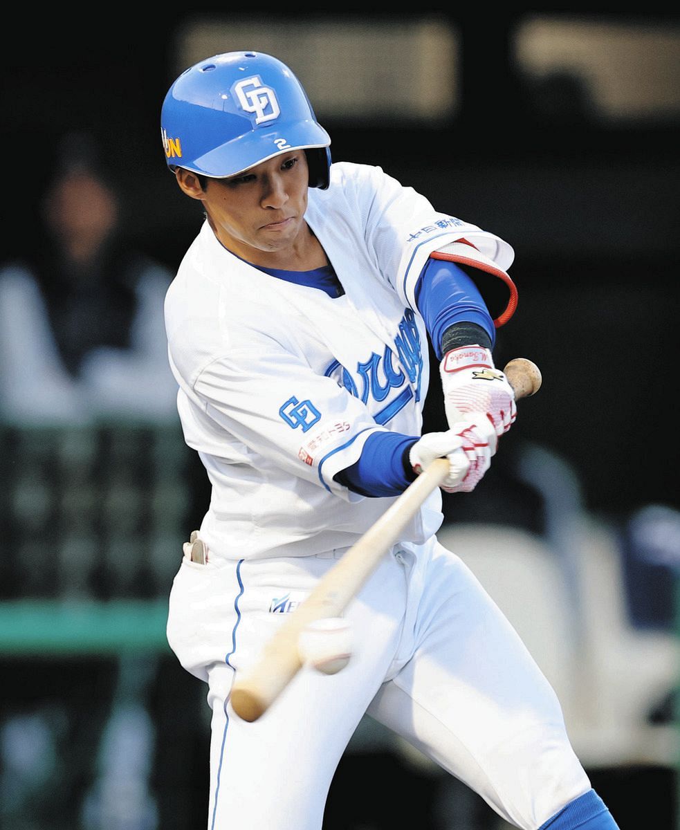 中日、26イニングぶり得点、田中幹也が初回にチーム49イニング