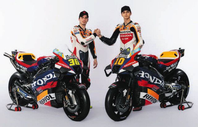 レプソルホンダ30周年 新カラーリング ダークネービー主体に変更：中日