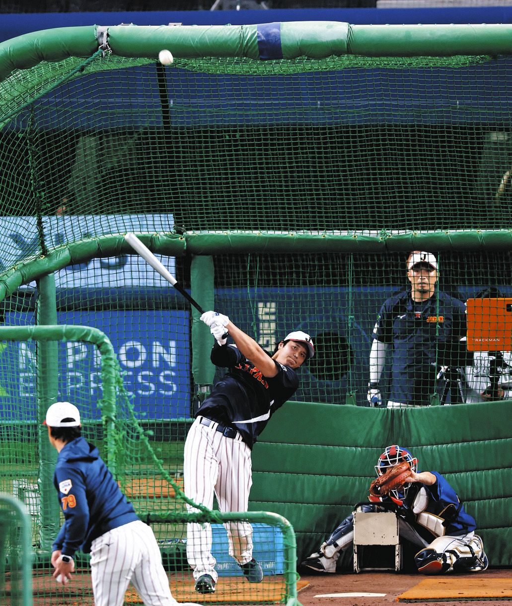 大谷翔平、バンテリンで魅せた…豪快フリーバッティング【2.27】：中日