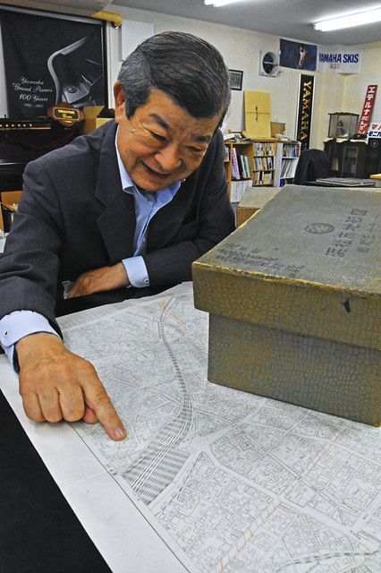 1957年の浜松地図 後世に：中日新聞しずおかWeb
