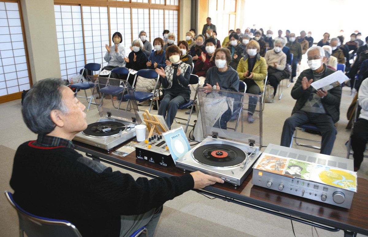 昭和の懐メロをレコードで鑑賞 駒ケ根で「タイムトリップコンサート