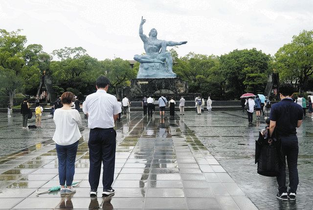 長崎、異例ずくめの8月9日 台風で規模縮小…問われる発信の在り方：中