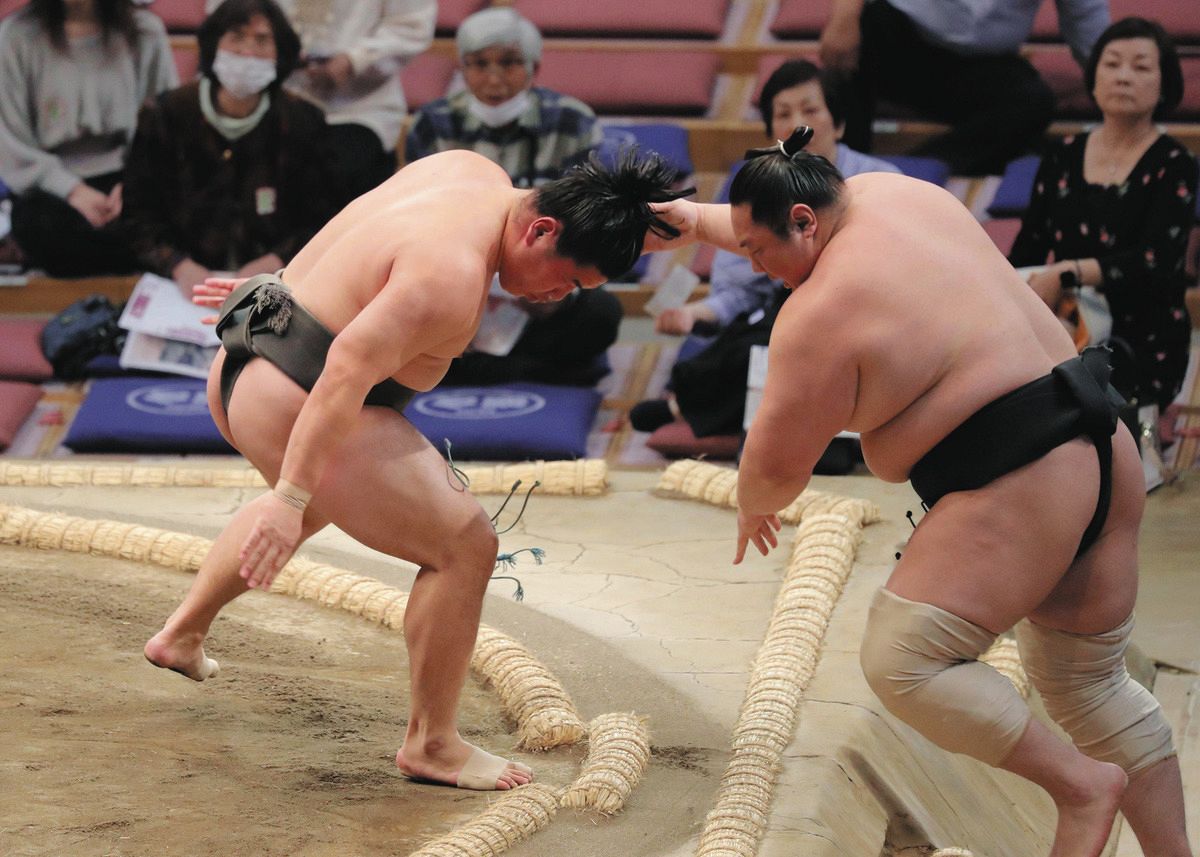 37歳・北磻磨「熱い相撲を」無傷の5連勝 入門時の師匠・北の湖親方の