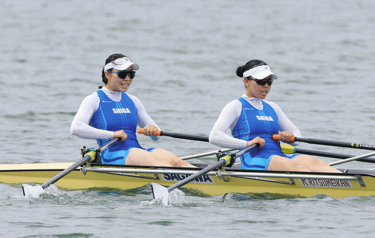 国スポ出場の県勢選手ら躍動 びわ湖レガッタ・高校、一般、マスターズ 