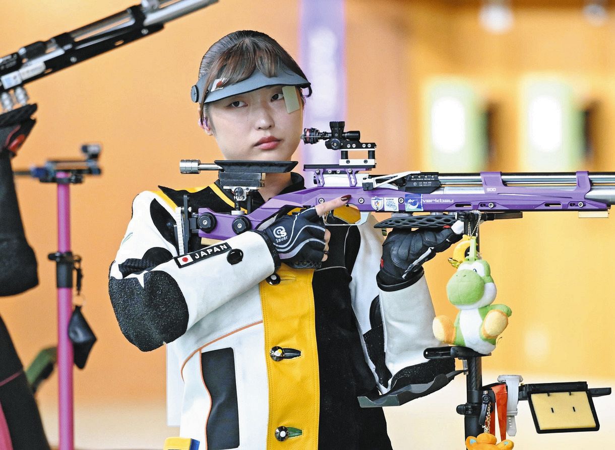 石川県能美市出身・平田しおりら、射撃女子エアライフル団体で銅メダル