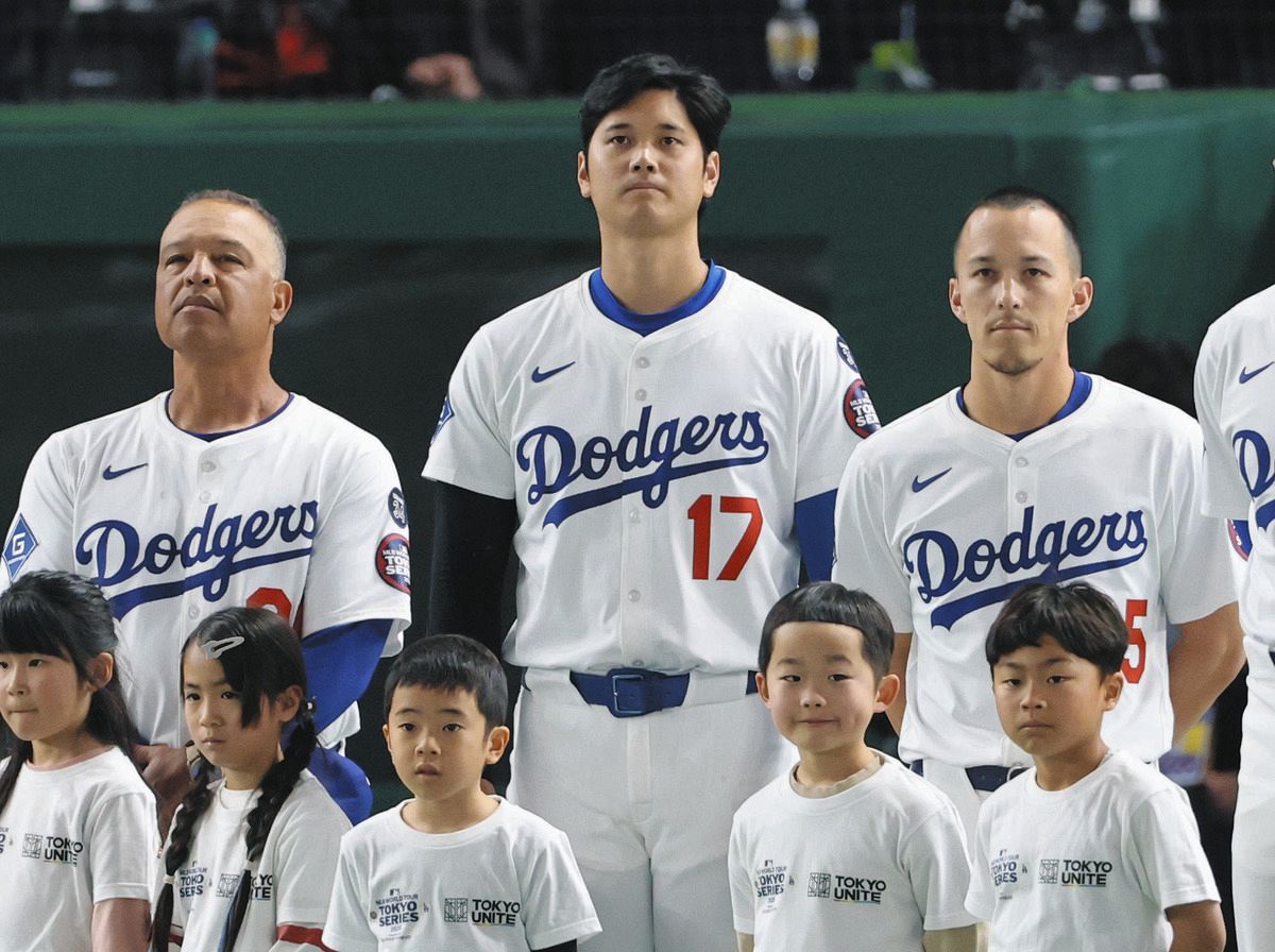 ドジャース・大谷翔平、開幕に向け新パフォーマンス披露 人気漫画『刃