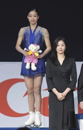 キムヨナさんから祝福された 韓国の新エース ユヨン ヨナさんと分かってドキドキした 後継者は笑顔満開 中日スポーツ 東京中日スポーツ