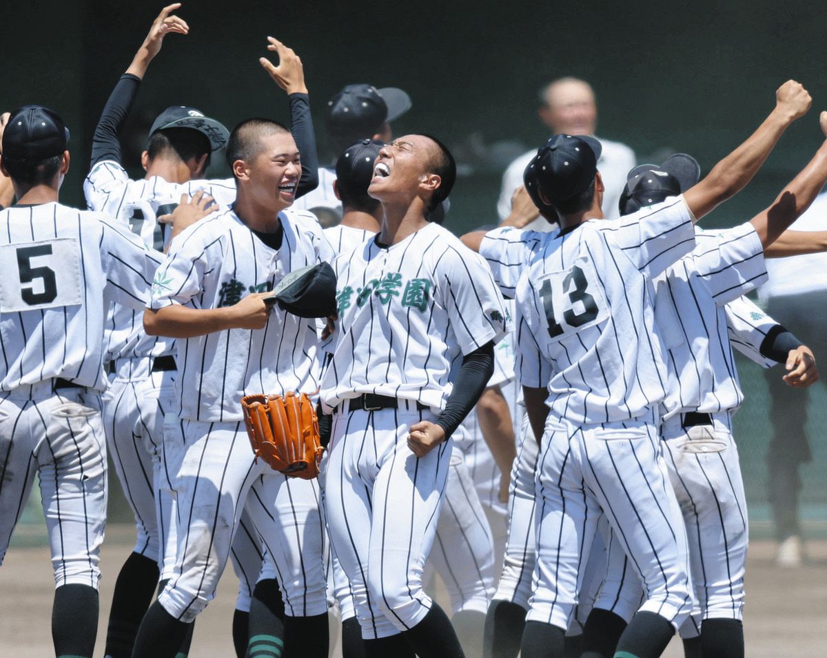 津田学園、6年ぶり3度目の夏制覇 4年前の決勝で逸機した無死満塁を今度
