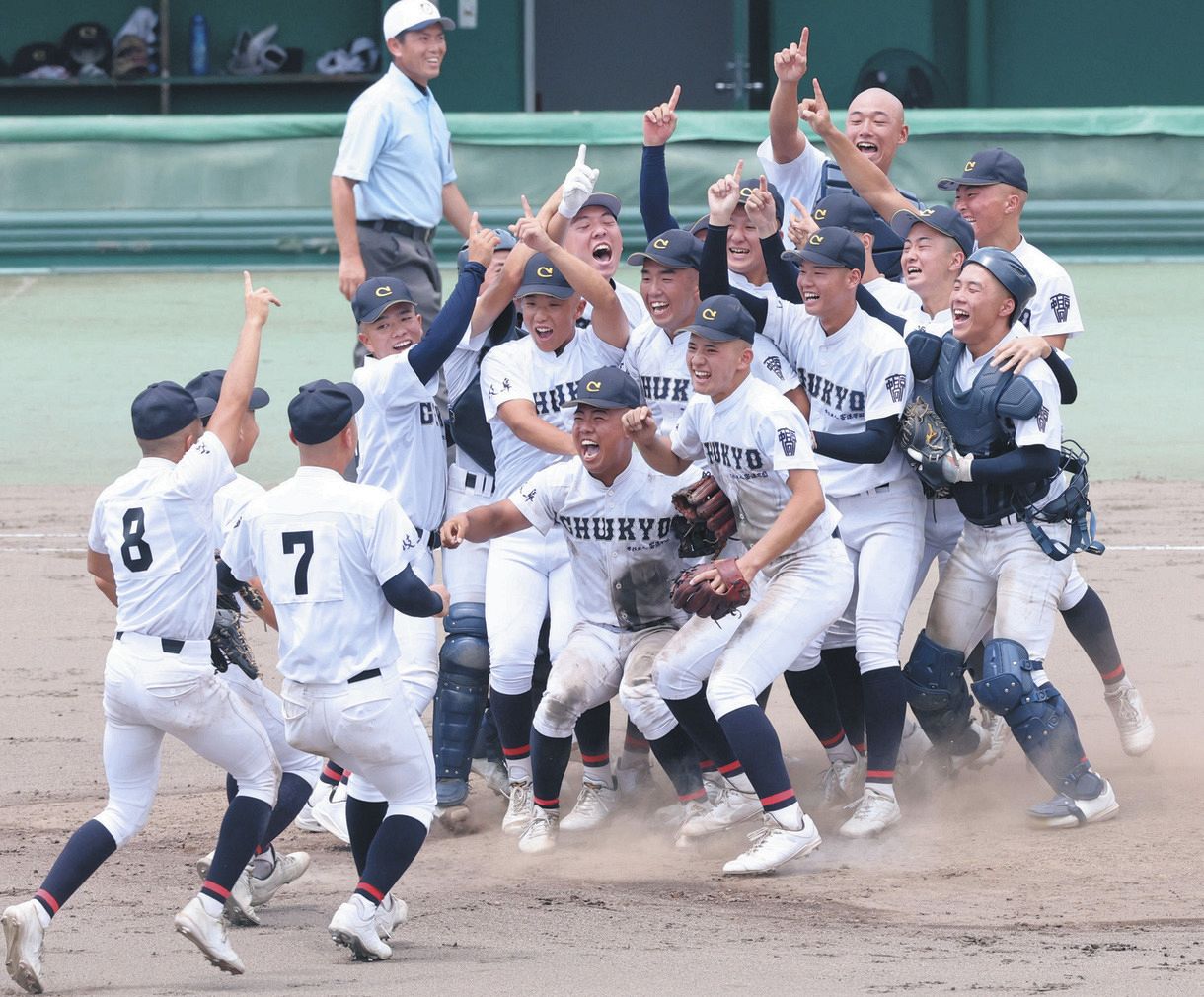 中京が甲子園へ、7年ぶり8度目の出場 高校野球岐阜大会、大垣日大を5―2