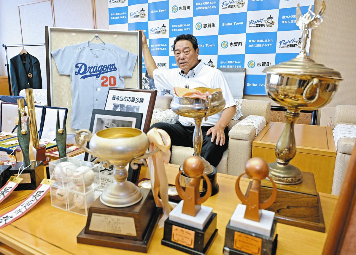 少しでも復興の力に」 中日ドラゴンズOB会長・小松辰雄さん、故郷の