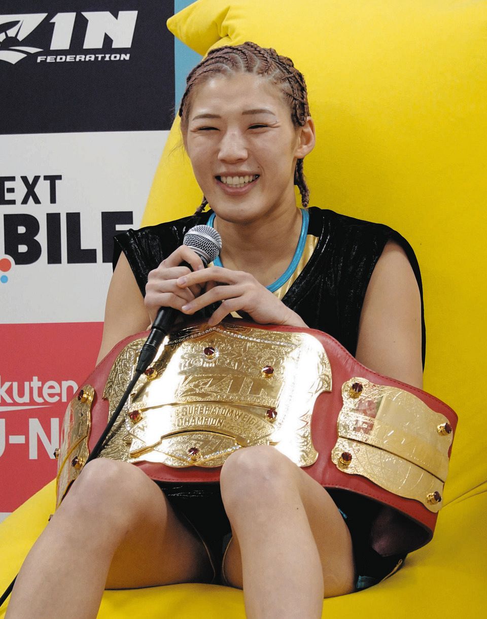 RIZIN】RENAに完勝の王者・伊澤星花、「たたくなら私だけに」舌戦展開
