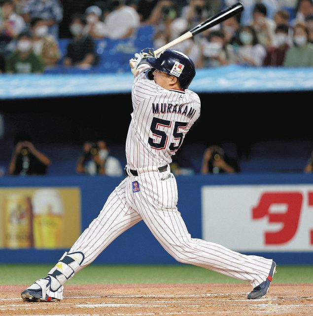 村上が第1打席でバックスクリーン中段へ先制の41号ソロ 2年連続100打点に到達 ヤクルト 中日スポーツ 東京中日スポーツ