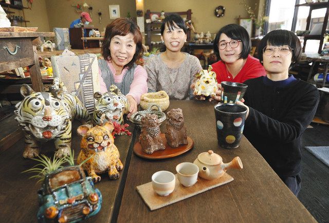 名前が あ で始まる女性陶芸作家の５人展開催 常滑で２９日まで 中日新聞web