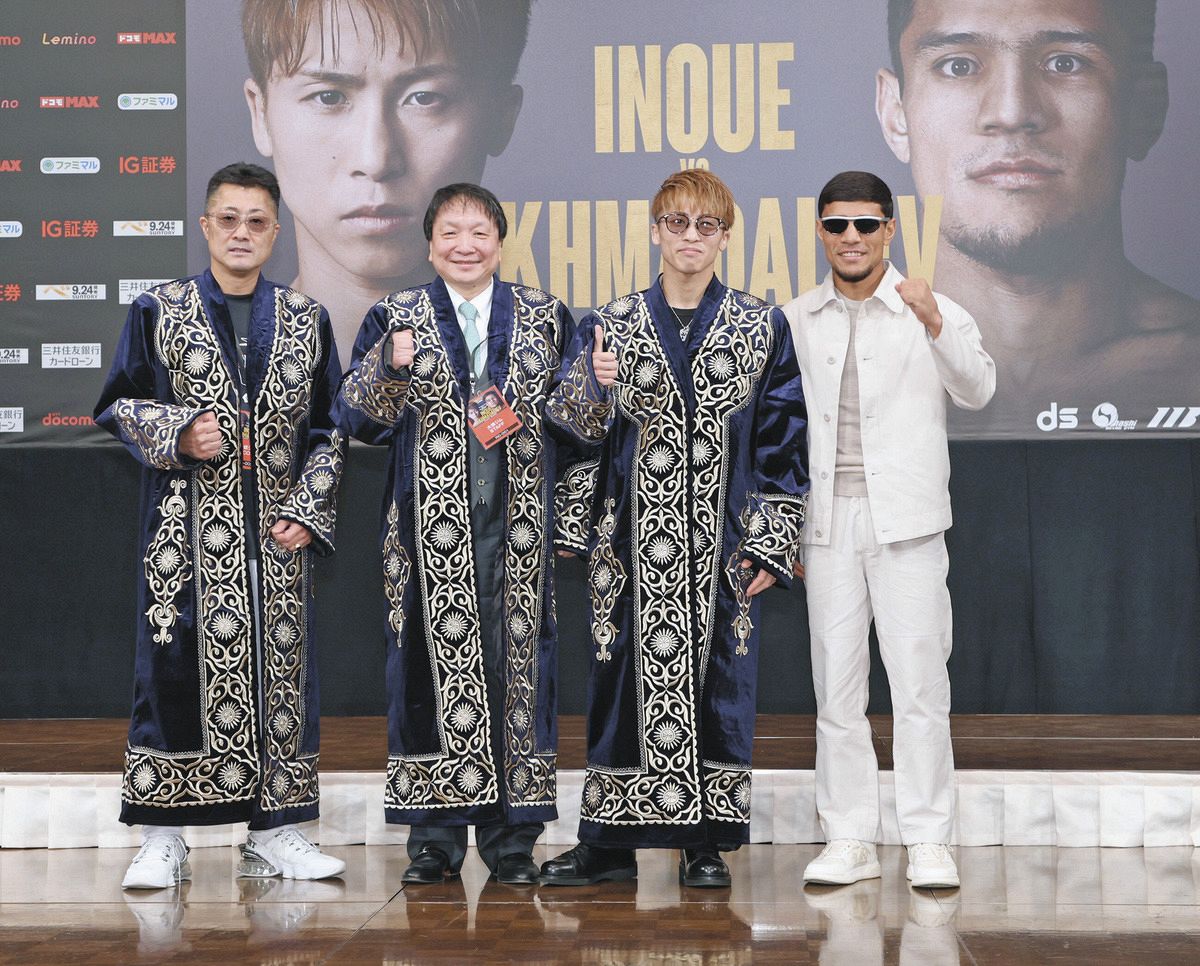 ボクシング・井上尚弥の対戦者アフマダリエフ、サプライズ贈り物攻勢