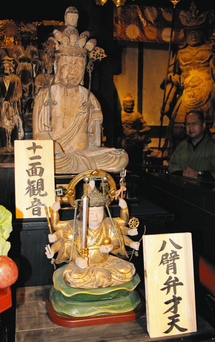 ヘビや水に縁ある神仏を公開 石山寺本堂内陣で特別拝観：中日新聞Web