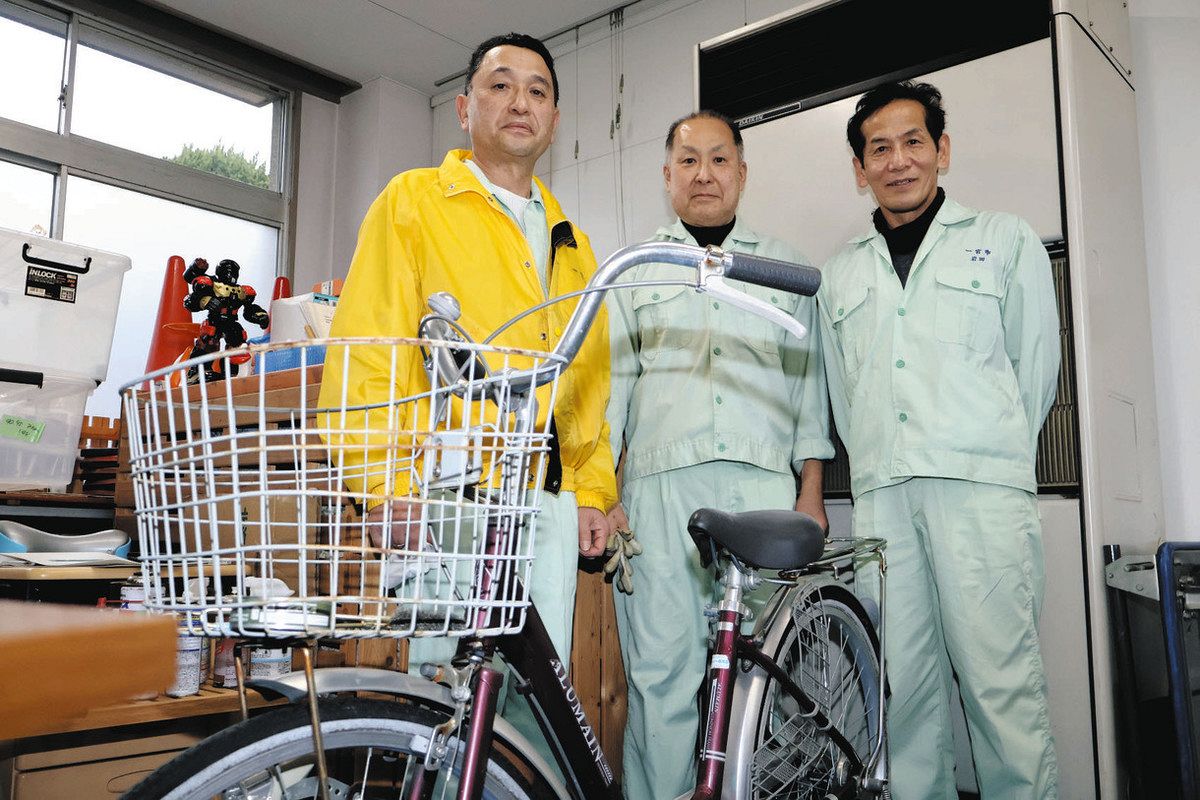 粗大ごみの自転車を新品同様にリサイクルし無償譲渡 一宮市環境 