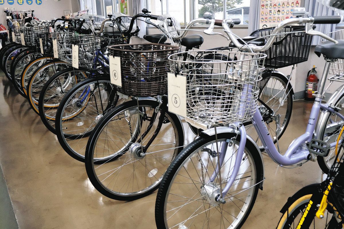 粗大ごみの自転車を新品同様にリサイクルし無償譲渡 一宮市環境