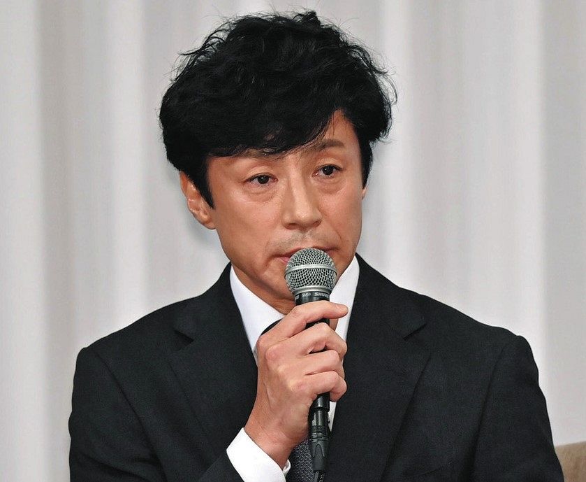 ジャニー喜多川元社長による性加害問題で、記者会見する東山紀之