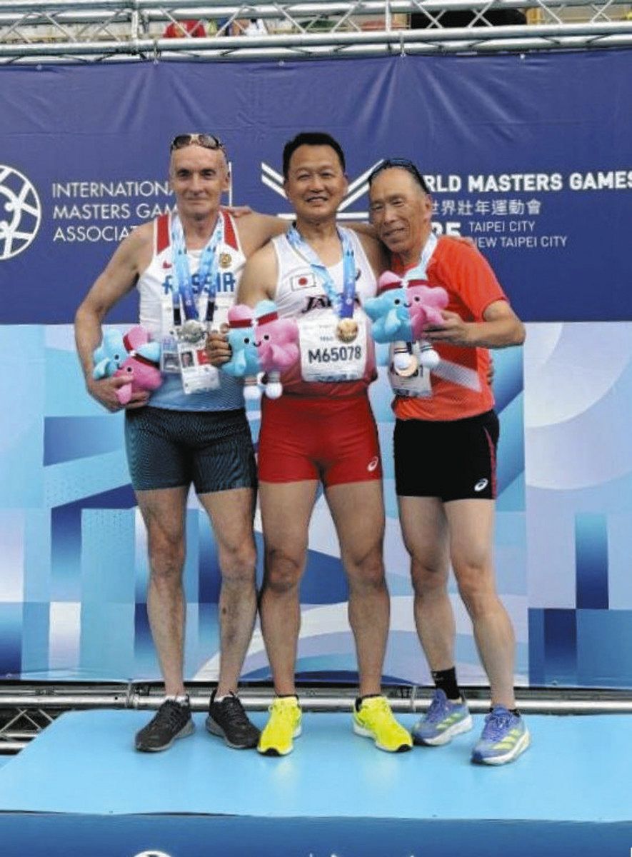 本業は三重県松阪市の茶道具店主 ワールドマスターゲームズ陸上で二冠