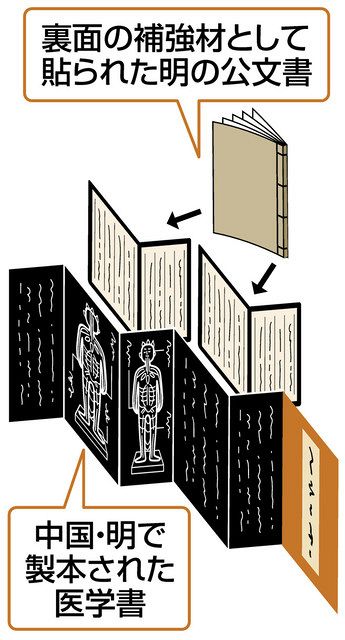 独自】尾張藩蔵書、裏面に希少資料 明王朝の公文書、蓬左文庫などが発見：中日新聞Web