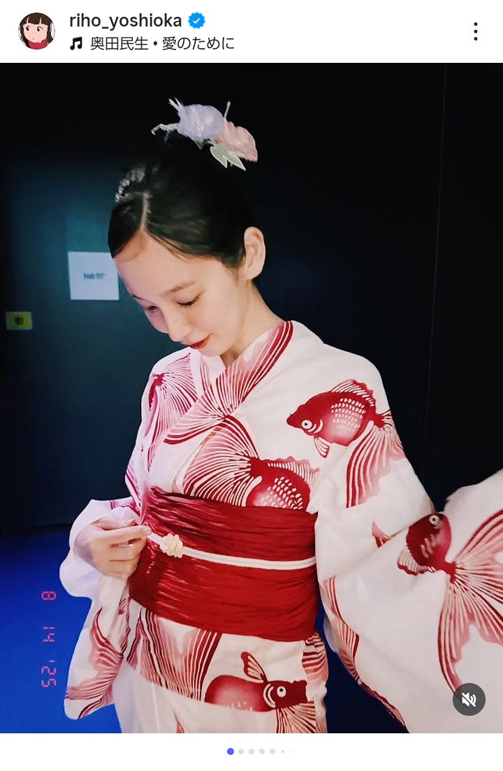 吉岡里帆のインスタグラムより