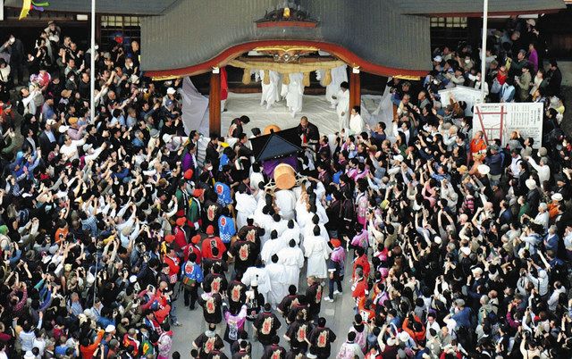 待ちに待った奇祭復活 １５日、４年ぶり小牧・田縣神社で豊年祭通常