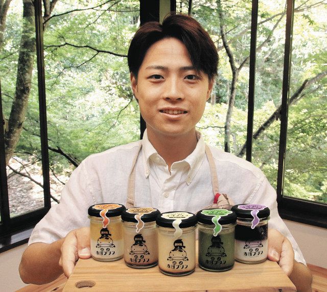 四十八滝にカフェ「忍法赤目プリン」 名張市地域おこし協力隊員らが