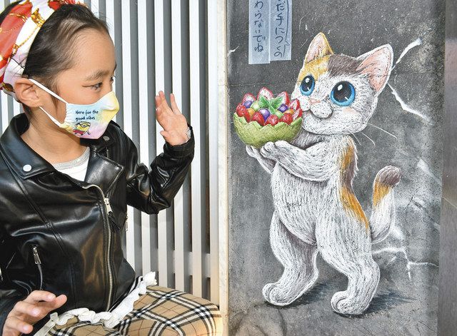 商店街 そこかしこにネコ ネコ ネコ 敦賀でアートイベント 中日新聞web