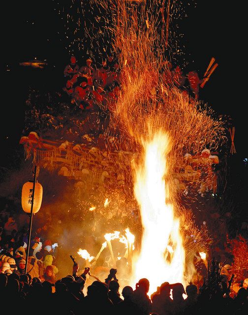 ２０２２伝統の灯 再び ３ 野沢温泉村道祖神祭り 中日新聞web