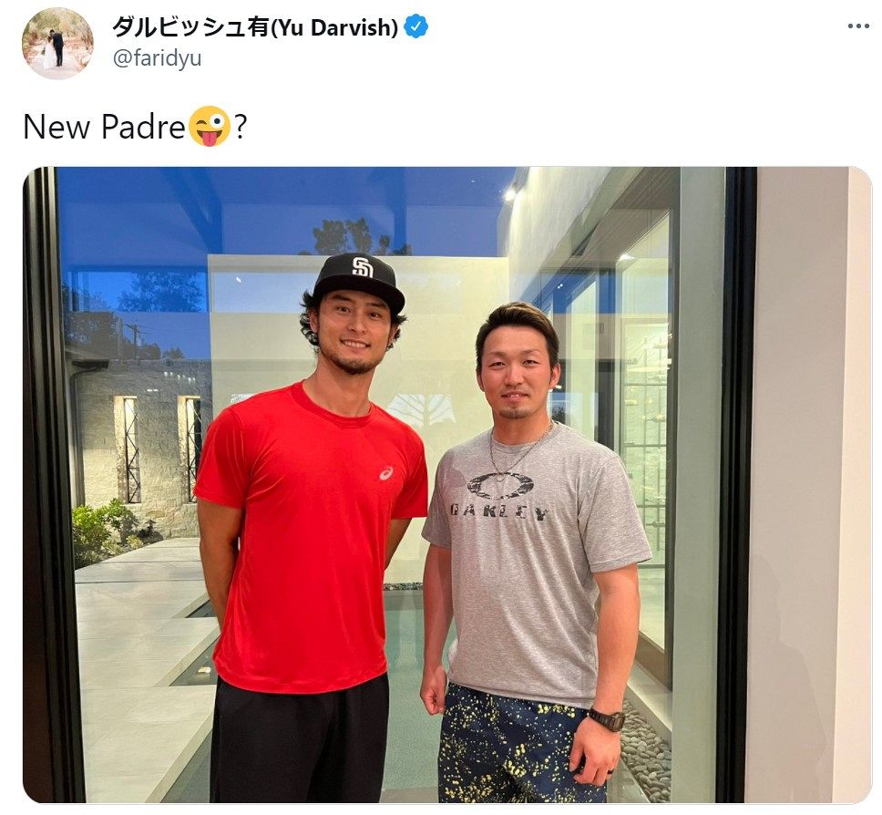 写真】ダルビッシュと鈴木誠也の豪華なツーショット：中日スポーツ