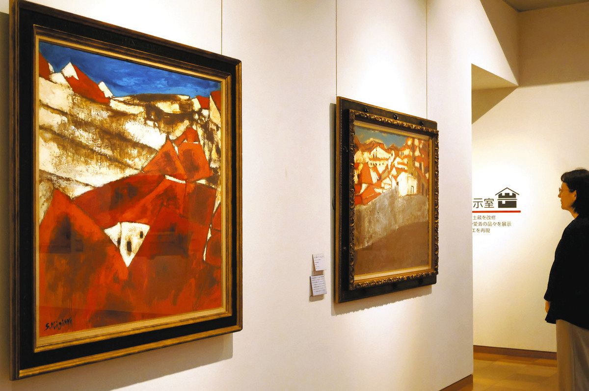 作品鑑賞して欧州旅気分を 一宮市の三岸節子記念美術館で新収蔵品含む