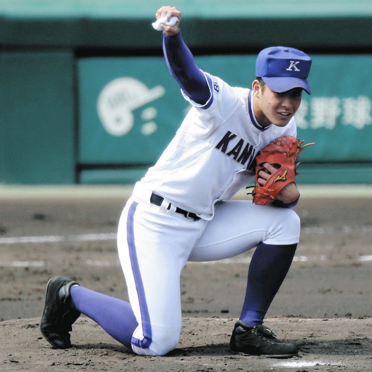 ◇金足農・吉田輝星の侍ポーズ【写真】：中日スポーツ・東京中日スポーツ