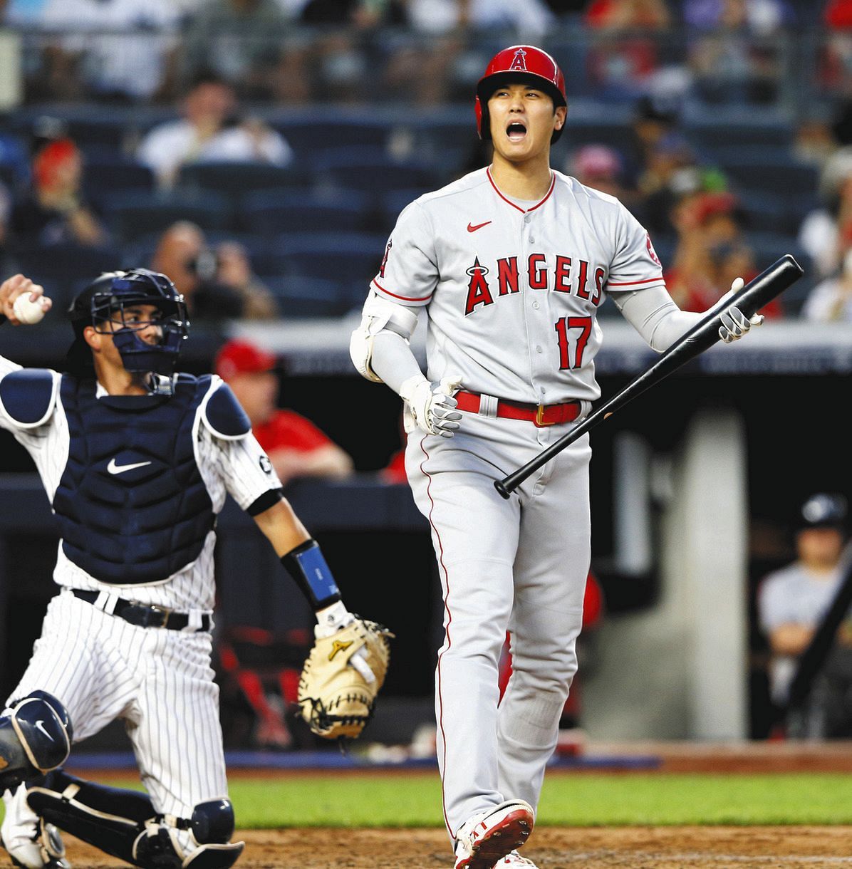 大谷翔平は3打席終えてノーヒット 6回はあと一歩距離伸びず右飛に Mlb 中日スポーツ 東京中日スポーツ