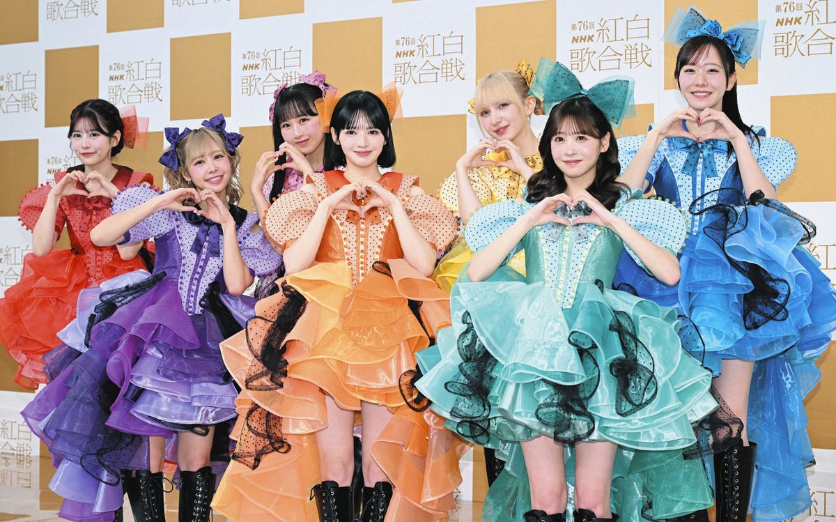 紅白リハ】初出場のFRUITS ZIPPER 夢の舞台に仲川瑠夏は「爪痕を残し