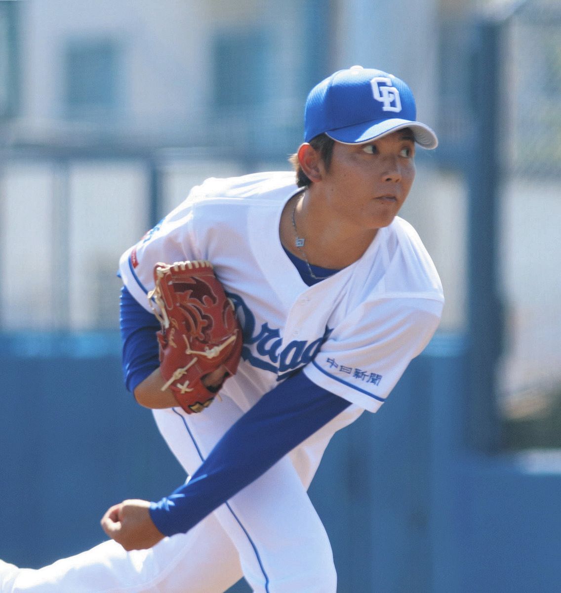 中日ドラゴンズ 岡田俊哉 実使用 グローブ ssk 支給品