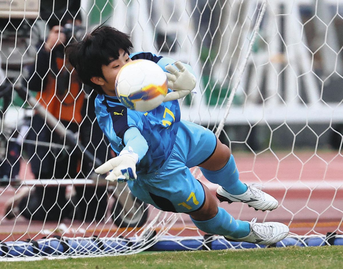 長い時間の出場は望めない『PK職人』星稜・GK佐藤竣基が2本ストップ