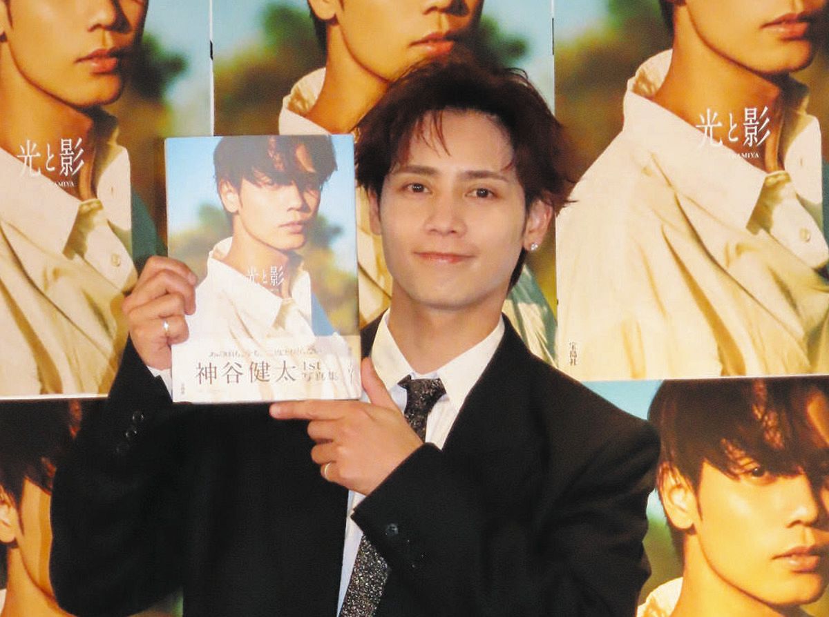 神谷健太がファースト写真集発売記念イベント 自ら提案「歌舞伎町で雨