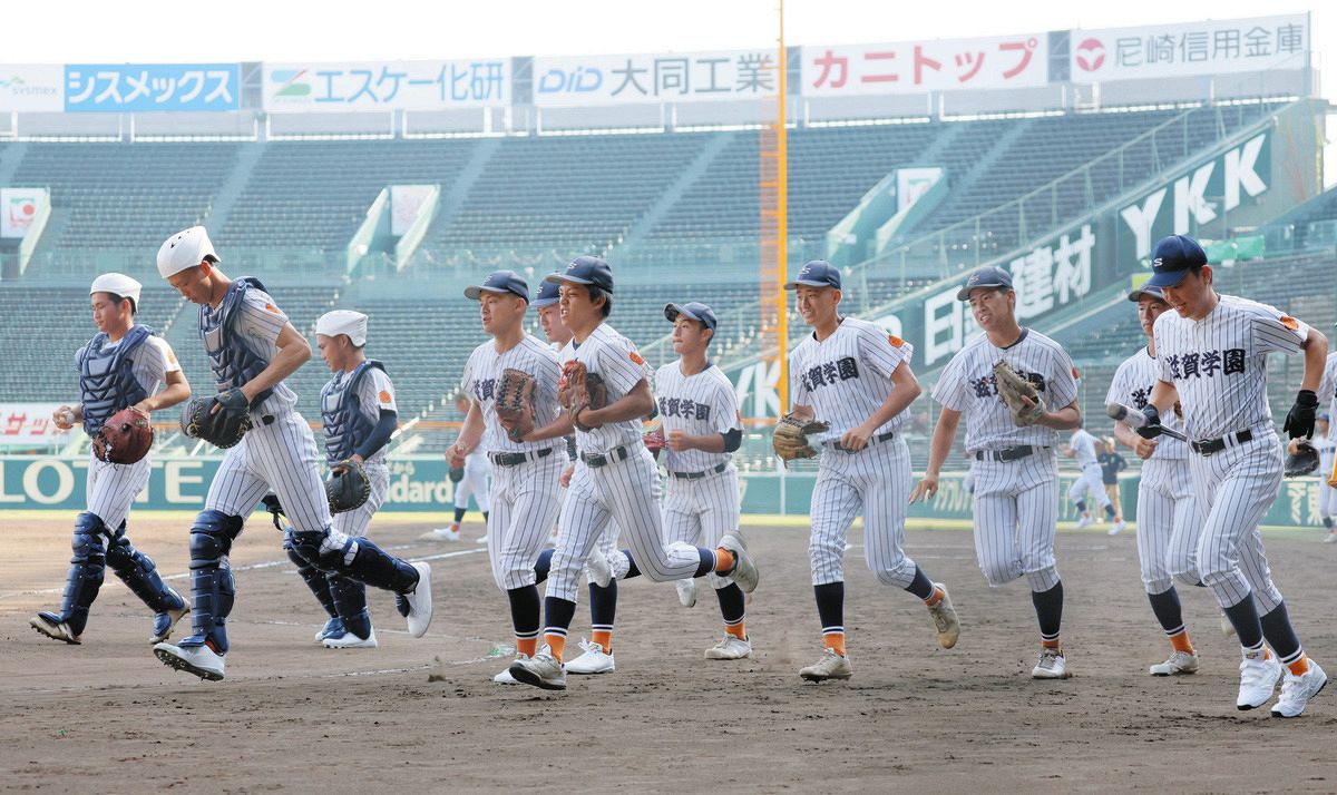 滋賀学園・岩井天史、初の聖地で打率3割無失策誓う 夏の甲子園練習