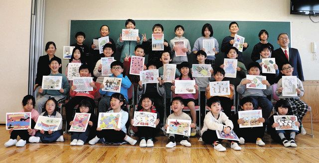 手づくり絵はがきコンクールで全国最優秀賞 瑞穂・本田小の「きらら