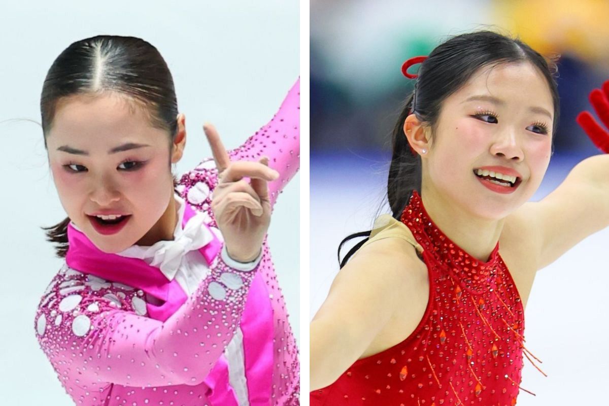 フィギュアスケート 中井亜美 島田麻央 直筆サイン 色紙 2枚セット フィギュア女子の中井亜美、ライバルの無念背負い大舞台へ 同い年の