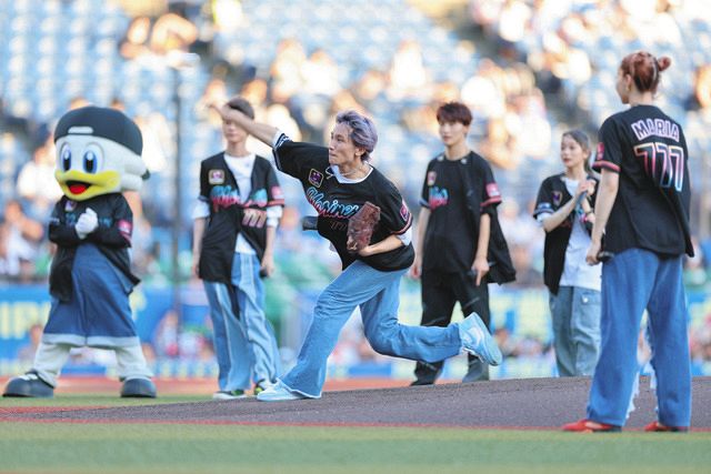 GENIC」小池竜暉が自身初の始球式 自己採点は「1カ月の練習を振り返っ