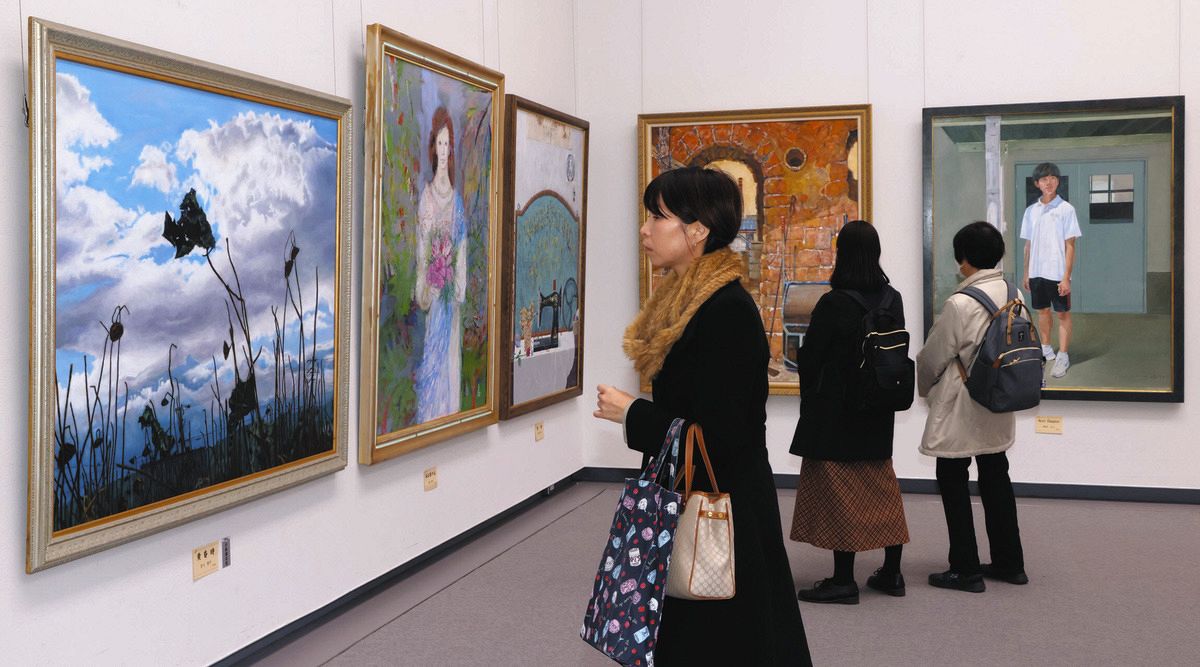 日展名古屋展が開幕 名古屋・栄の愛知県美術館ギャラリーに多彩な484点